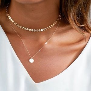 Multi Layer Coin Necklace